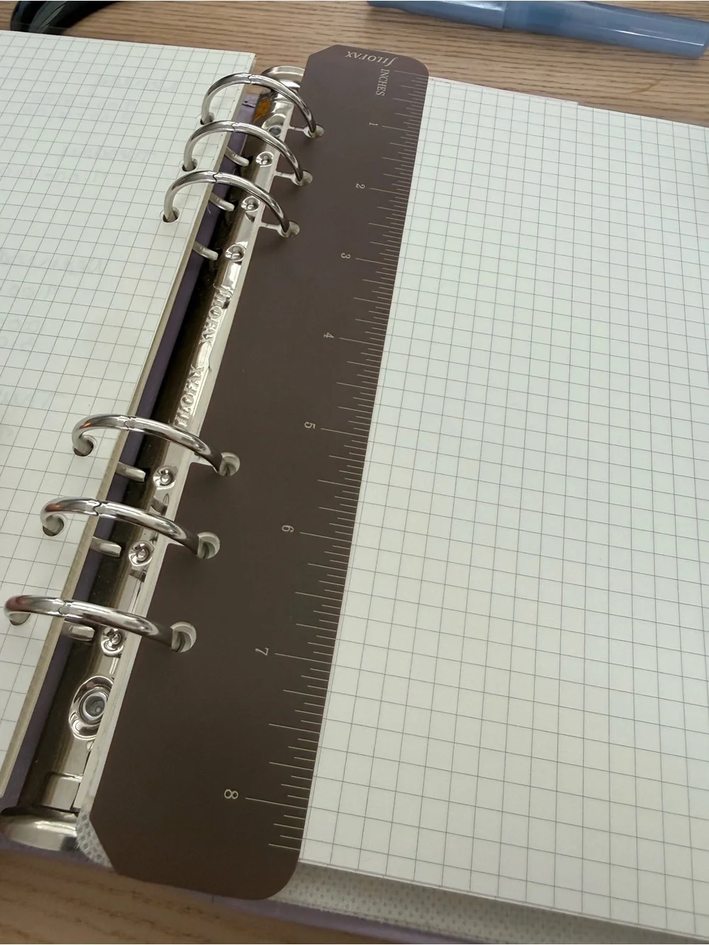A5 Filofax Malden Rings Binder in Rare Orchid Color